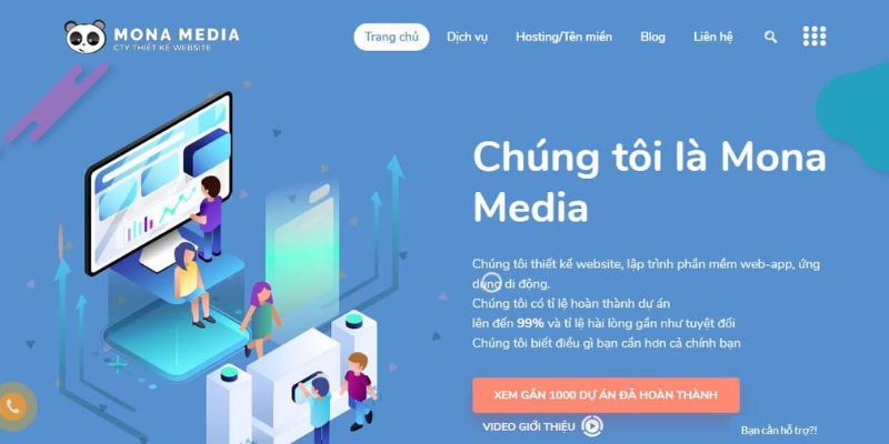 Mona Media - Công ty thiết kế website xây dựng chuyên nghiệp nhất hiện nay
