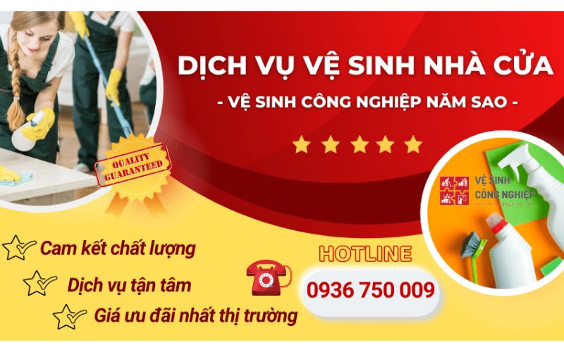 vệ sinh công nghiệp năm sao