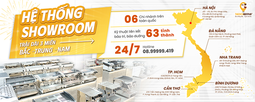 Thế Giới Máy Pha - Cửa hàng bán máy pha cafe chính hãng giá tốt