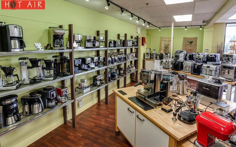 địa chỉ mua máy pha cafe uy tín HOT AIR Coffee